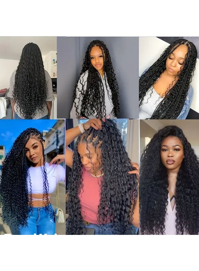 Deep Wave Braiding Hair 24 Inch Light Gold Unisex Bulk 100g For Boho Braids Parties Festivals - Image 3