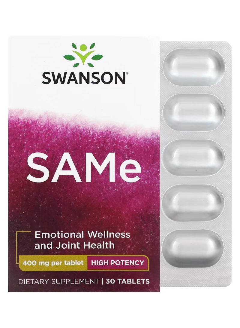 سوانسون، سام، عالي الفعالية، 400 مجم، 30 قرصًا