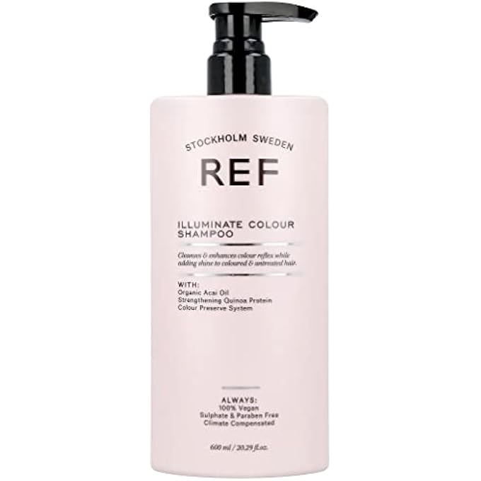 Ref Illuminate Colour Shampoo 600ml This sulphate-free shampoo takes care of the special colour shine in both coloured and normal hair