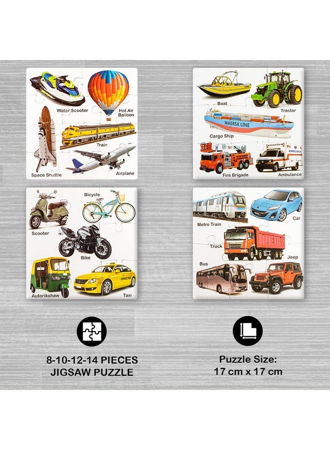 Ratna's Educational Transport Jigsaw Puzzle for Kids to Enhance Their Knowledge About Different Transport Vehicles This is a 8-10-12-14 Pieces Puzzle - Image 5