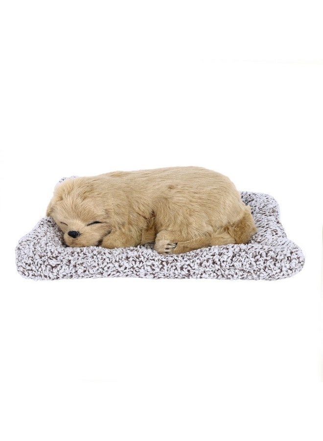 Voila Sleeping Dog on Carpet Animal Toy for Kids Car Dashboard Office Desk - Image 1
