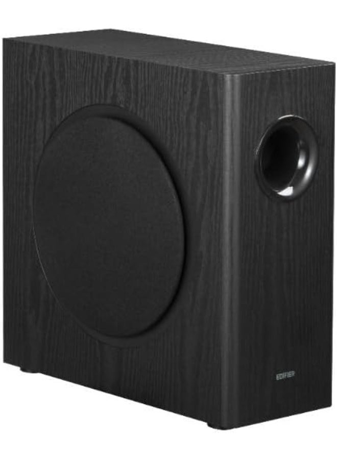 Edifier T5s ACTIVE SUBWOOFER - 8" Woofer - 70 Watt - Low Pass Filter - Frequency up to 35Hz - MDF Enclosure for Reduced Resonance - Standby - RCA Connectors - Timeless Design Black - Image 3