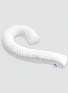 DIYANOO Body Pillow for Adults - Soft Long Bed Pillows Insert for Sleeping - Shredded Memory Foam & Removable Washable Cover - Swan Shaped Side Sleeper Pregnancy Pillow (White)  - Image 1