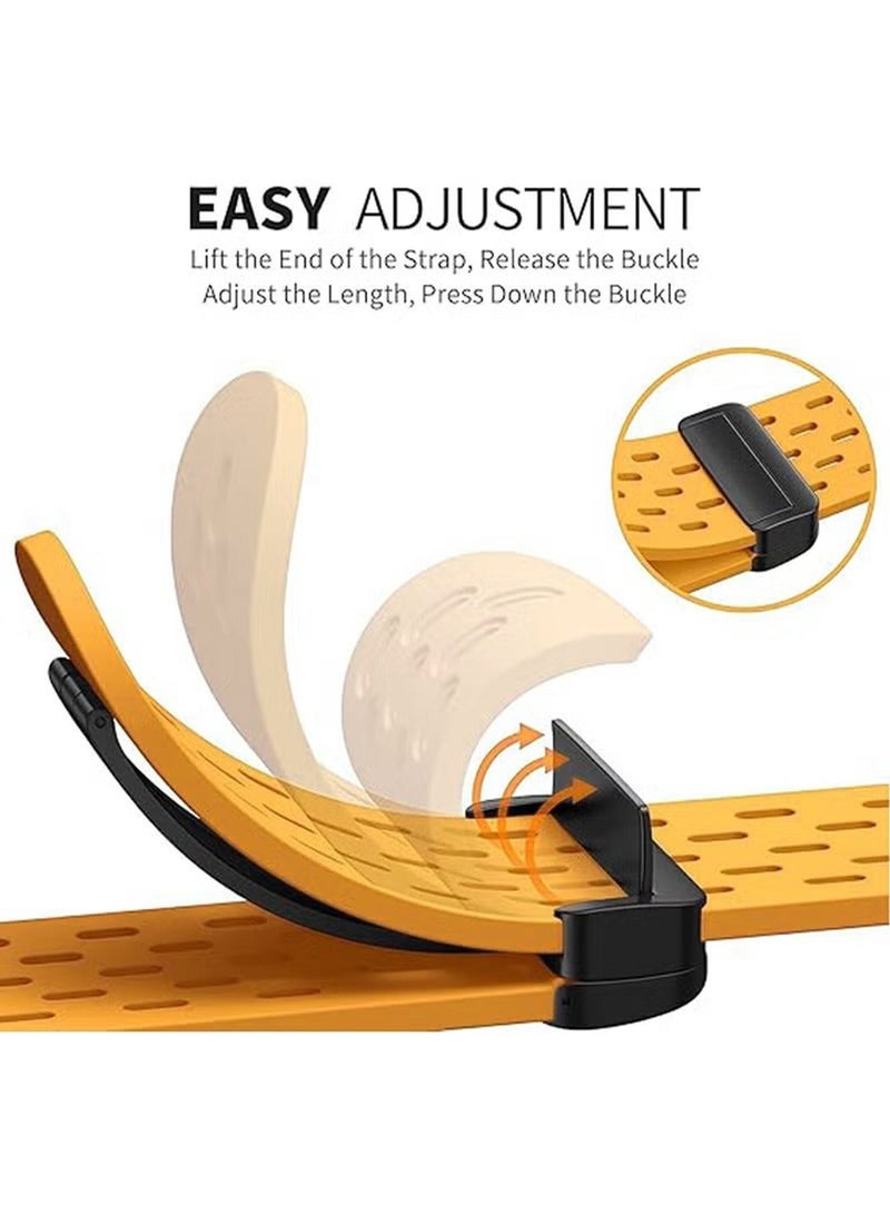 X-level 2 Pack Magnetic Buckle Silicone Bands Compatible With Apple Watch 42mm 44mm 45mm 49mm Series 9/8/7/SE/6/5/4/3/2/1 IWatch Ultra/Ultra 2/Strap Adjustable Wristbands Hole design Silicone Strap - Image 2