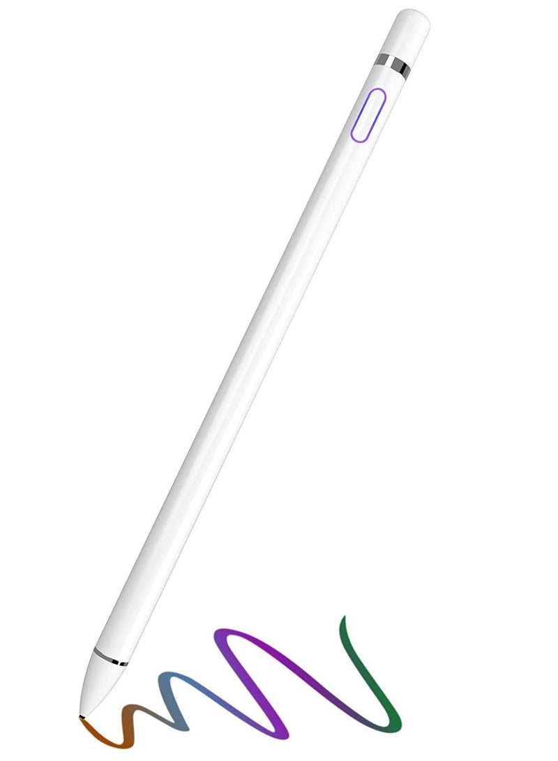 Digital Pencil Capacitive Fine Point Stylist Pen Compatible with iPhone iPad Pro Air Mini Android Microsoft Surface and Other Tablets - Image 1