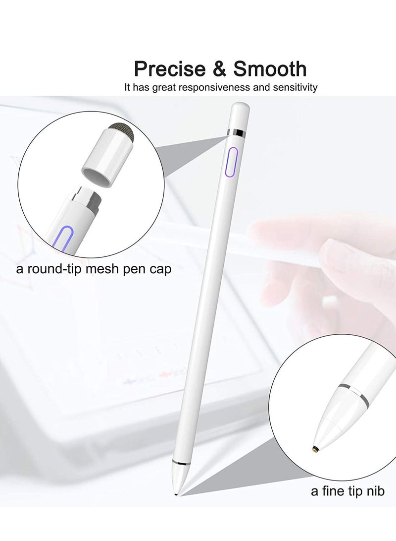 Digital Pencil Capacitive Fine Point Stylist Pen Compatible with iPhone iPad Pro Air Mini Android Microsoft Surface and Other Tablets - Image 3