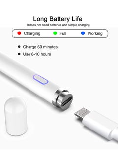 Generic Digital Pencil Capacitive Fine Point Stylist Pen Compatible with iPhone iPad Pro Air Mini Android Microsoft Surface and Other Tablets  - Image 4