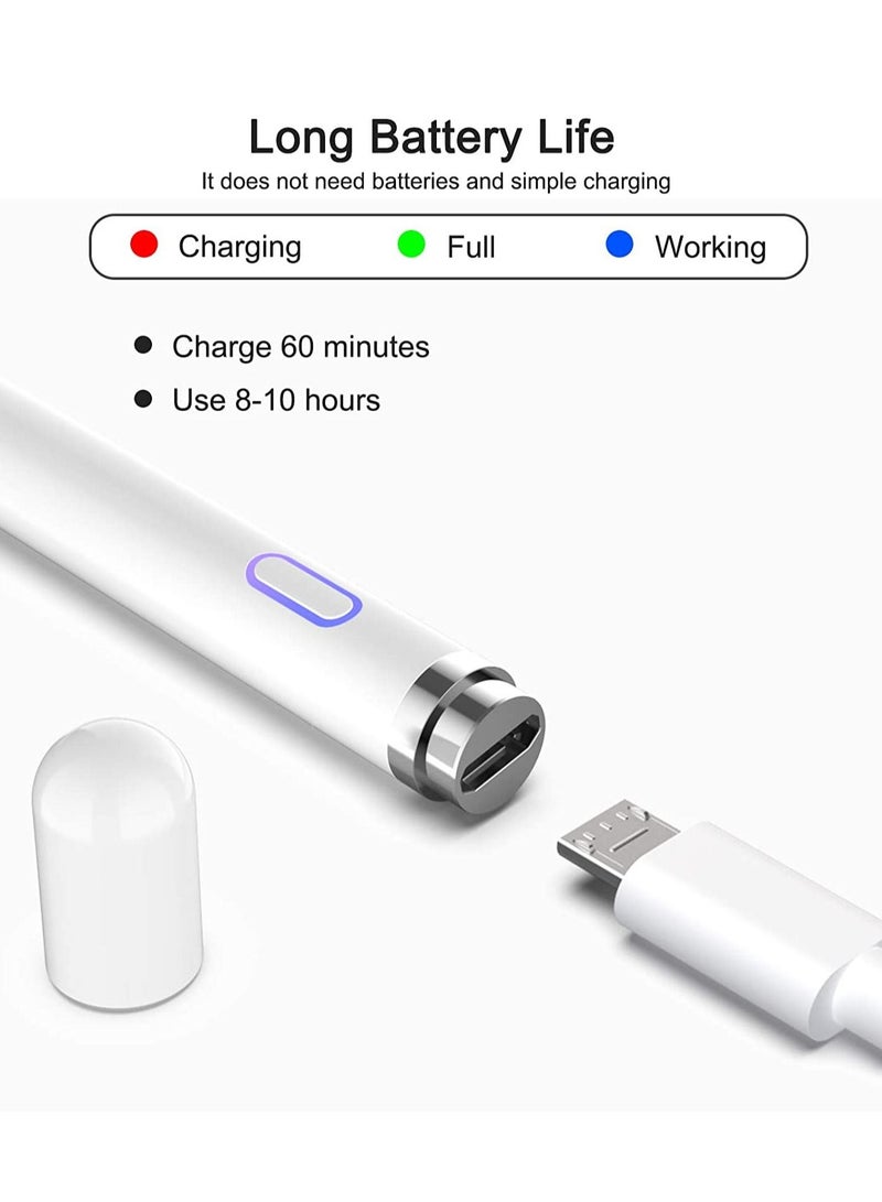 Digital Pencil Capacitive Fine Point Stylist Pen Compatible with iPhone iPad Pro Air Mini Android Microsoft Surface and Other Tablets - Image 4