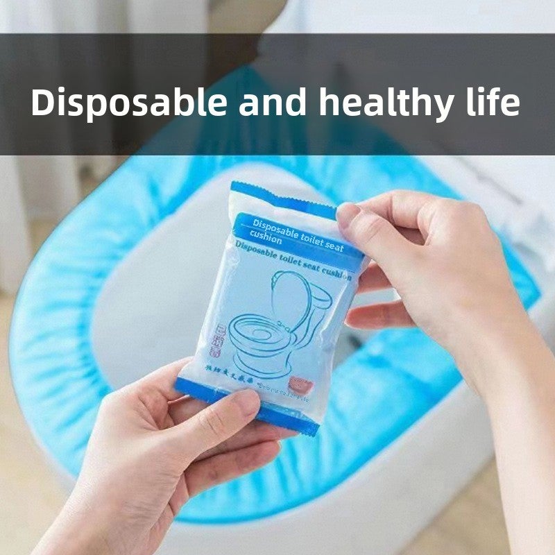 Generic Disposable Toilet Seat Covers for Maternity Blue 