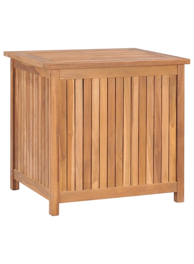 فيداكسل vidaXL صندوق تخزين للحديقة 60×50×58 سم خشب ساج صلب - Image 2
