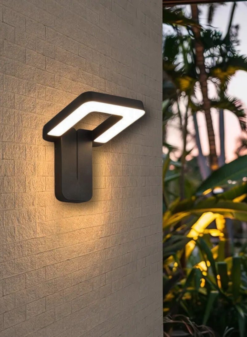 Target 12W Outdoor Wall Lights 3000K Porch Lights 16x9cm - Image 1