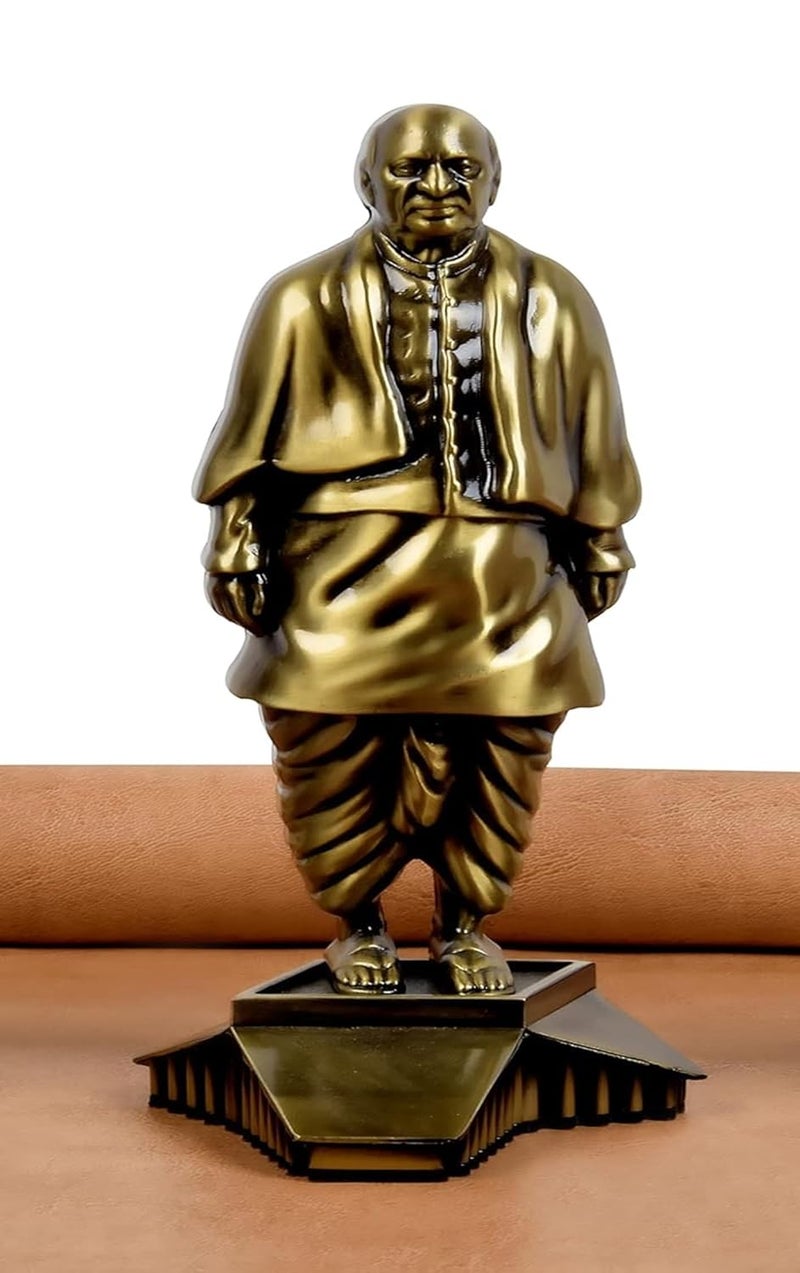 JWL Sardar Patel Carved Statue of Unity Decorative showpiece 7 inches - Image 1