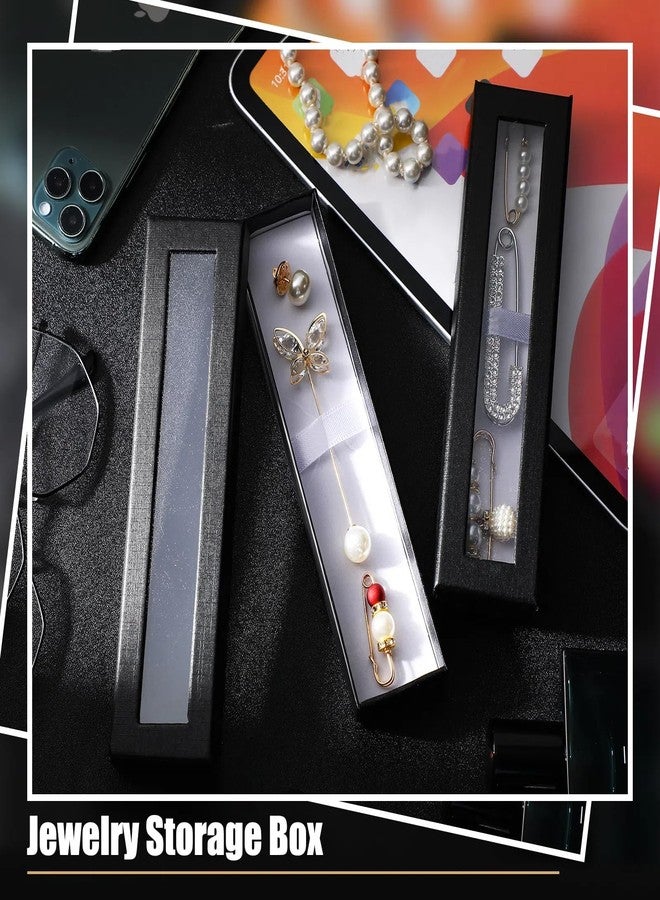 Spakon Pen Gift Box Empty Cases with Clear Lid, Pen Ballpoint Presentation Display Box Christmas Jewelry Gift Present Cases Collection Sets for Business Birthday Souvenir Office Supplies(8 Pcs) - Image 5