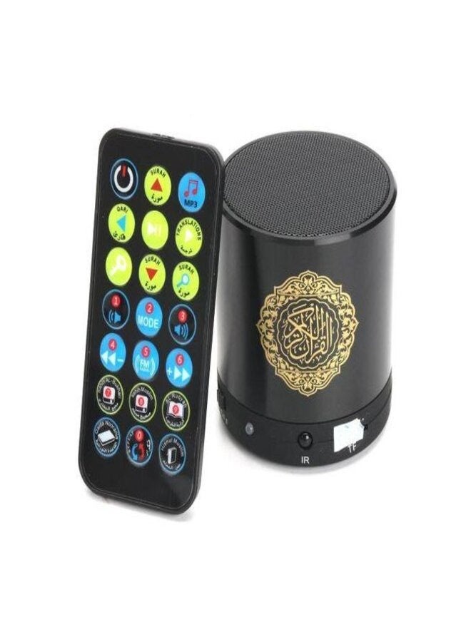 SQ-200 Quran Portable Speaker With Remote Black - Image 1