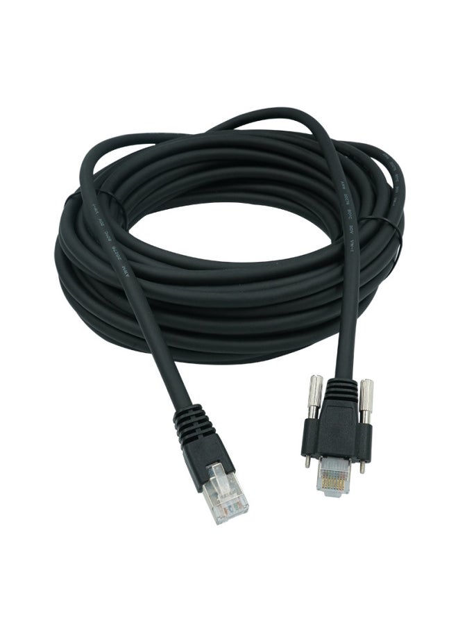 Industrial Camera High Soft Gigabit Network Cable CAT6A Super Six Category 7 Drag Chain Compatible With Hikvision Basler With Lock-Color:Super Six CAT6A Standard Soft-Line Length:15 M  - Image 4