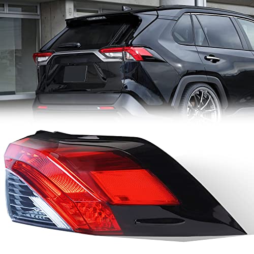 Archaic Tail Light Assembly for Toyota RAV4 2019 2020 2021 2022 Right Passenger Side Rear Break Lamp