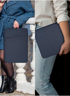 Excefore Portable Monitor Carrying Sleeve, Navy Blue, Fits 15.6-Inch Portable Monitors (MNN, Newsoul, KYY, InnoView, Arzopa, QQH, ViewSonic, ZSCMALLS, Cocopar, Lepow)  - Image 4