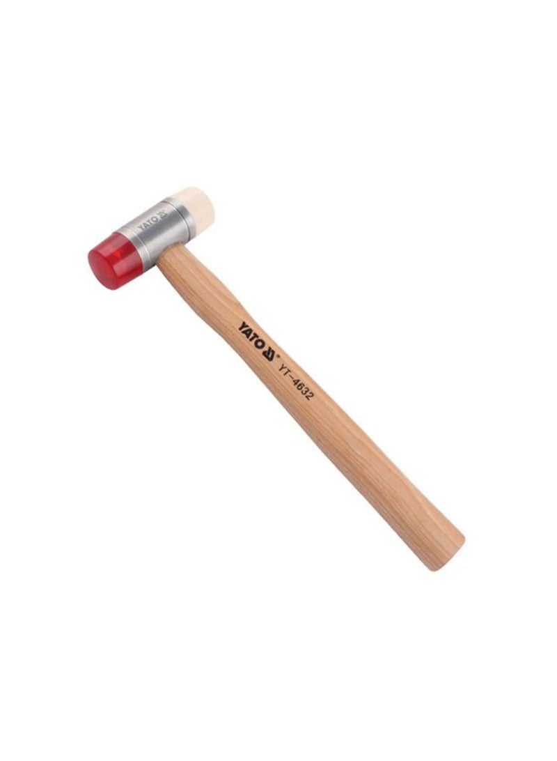 YATO PU & Nylon Head Mallet 35mm Wooden Handle YT-4632