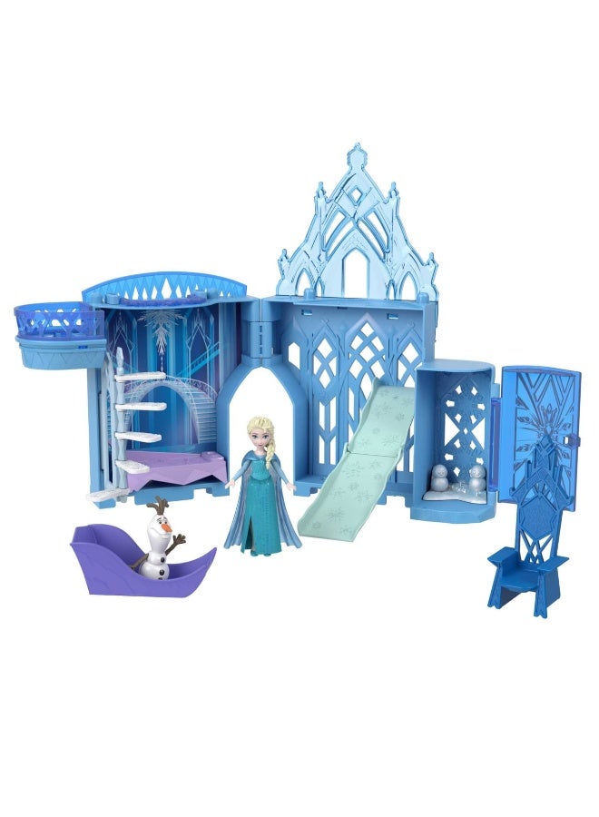 Disney مجموعة اللعب قصر إلسا الجليدي من ديزني فروزن ستوري تايم ستاكرز - Image 2
