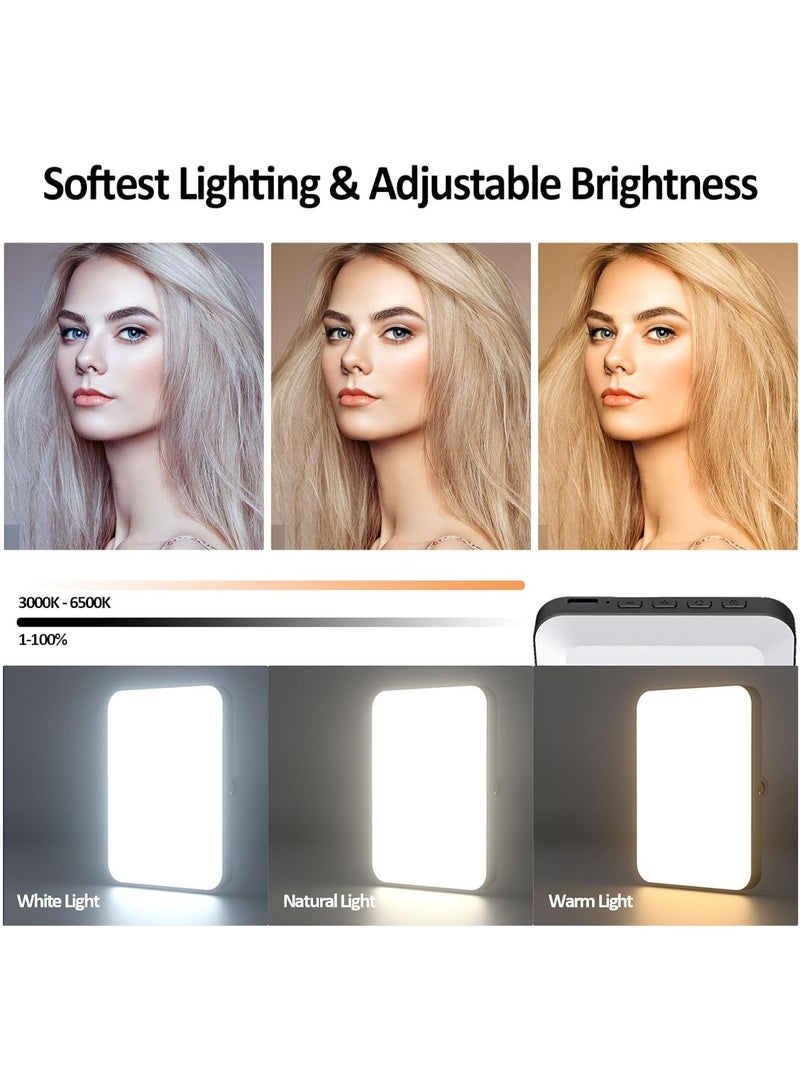 Ru syanl Rechargeable Selfie Light - Clip Fill Light for Phone Laptop Tablet Portable Light for Video Conference Live Streaming Zoom Call Makeup Picture  - Image 2