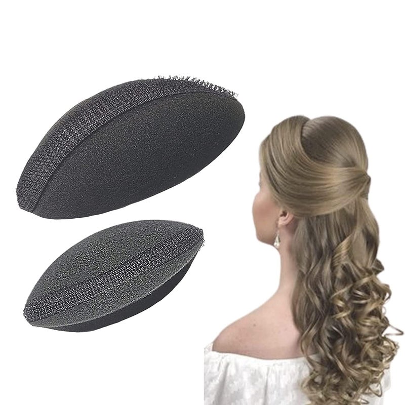 Manrav Hair Puff Volumizer Oval Shape Hair Styling Tool Set of 2 Hair Accessories Add Bump And Puff Volumizer To Hair Styling Accessory For Women and Girls Pack of 1 - Image 1