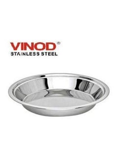 VINOD Vinod Stainless Steel Heavy Parat (Diameter - 31 cm, Height 4.7 cm)  - Image 2