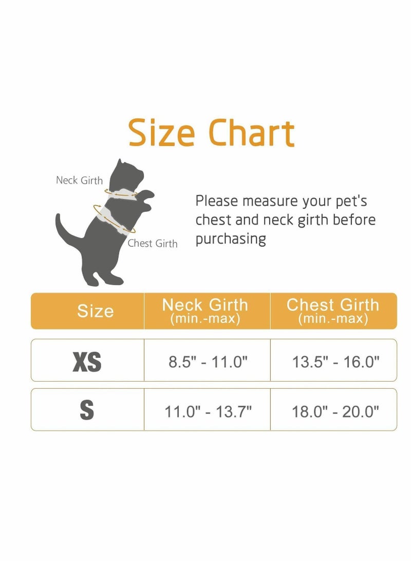 Y&D Cat Harness and Leash for Walking, Escape Proof Soft Adjustable Vest Harnesses Cats, Easy Control Breathable Jacket, Black (S) - Image 3