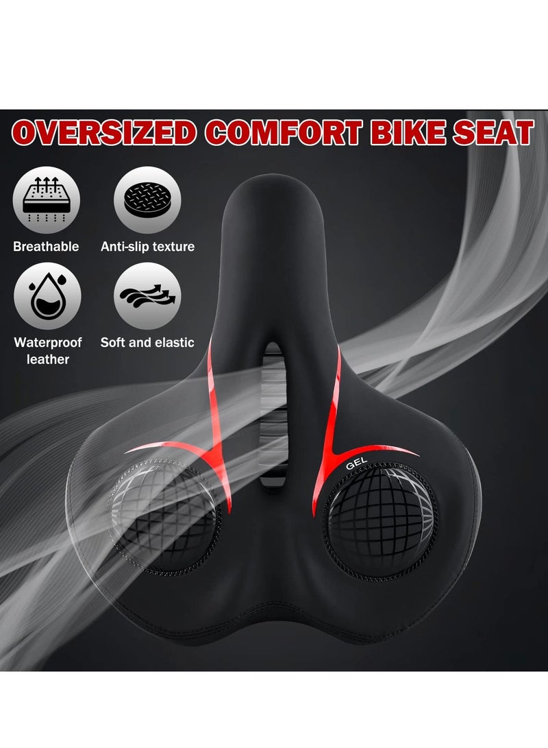 Y&D Oversized Bike Seat for Peloton and Bike+, Upgraded Comfort Wide Cushion Women & Men, Saddle Replacement Padded Bicycle Seat, Accessories All Bikes - Image 4