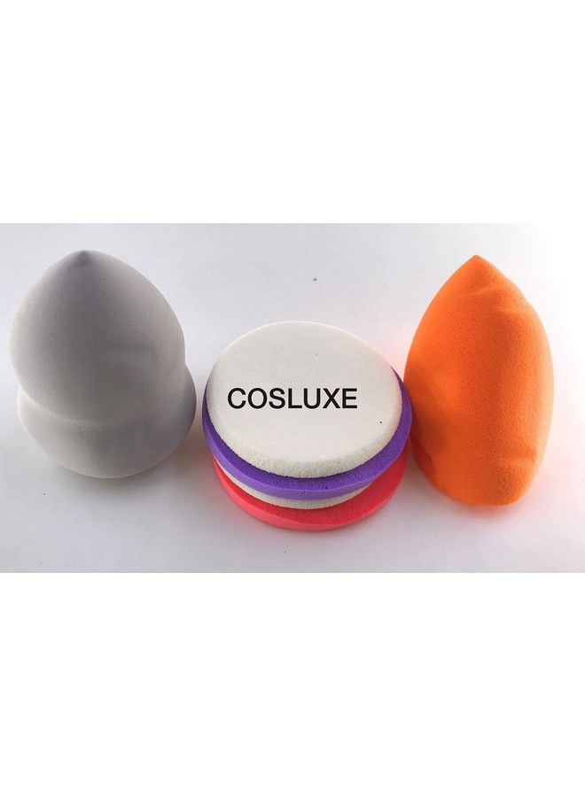 COSLUXE Professional 6 In 1 Makeup Sponge (Multicolour) Cotton Pad Applicator Foundation Makeup Blender Powder Buff Sponge Cosmetic Puff Women - Image 4