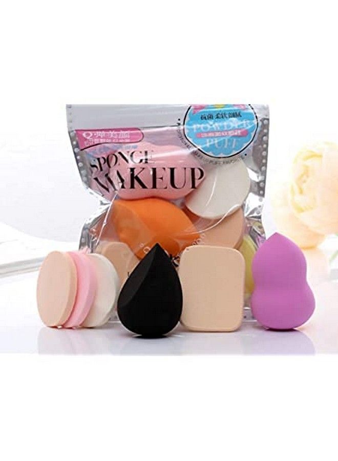 COSLUXE Professional 6 In 1 Makeup Sponge (Multicolour) Cotton Pad Applicator Foundation Makeup Blender Powder Buff Sponge Cosmetic Puff Women - Image 3