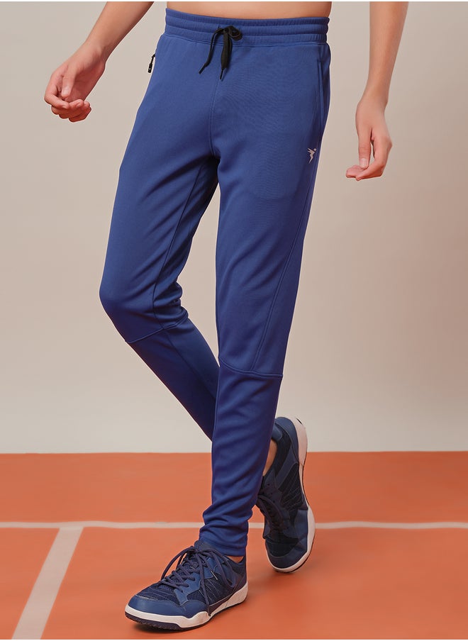 Technosport Solid Drawstring Waistband Track Pants  - Image 1