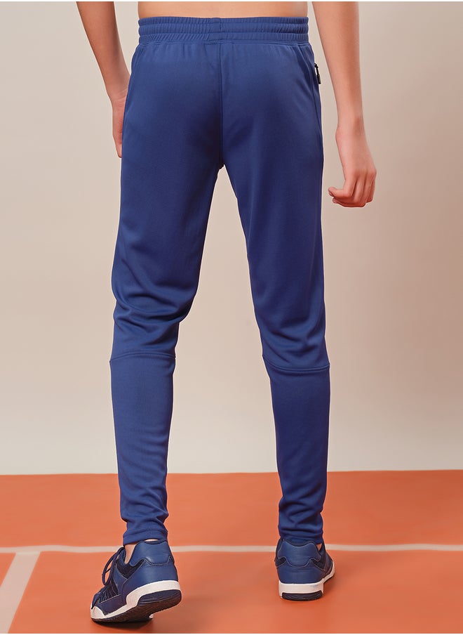 Technosport Solid Drawstring Waistband Track Pants  - Image 3