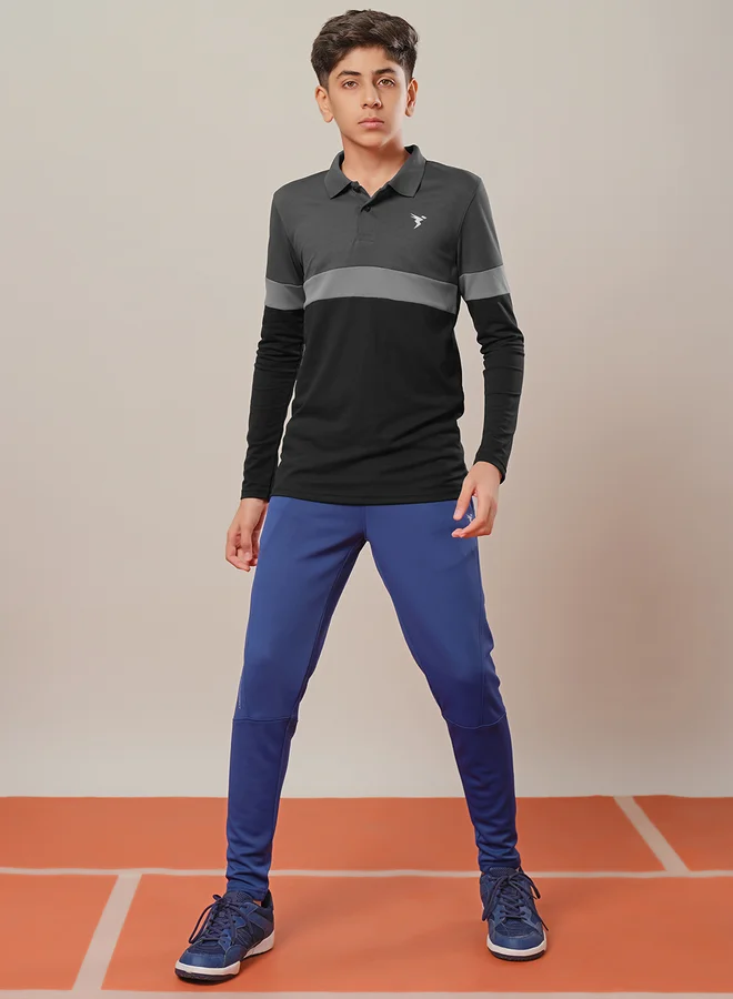 Technosport Solid Drawstring Waistband Track Pants