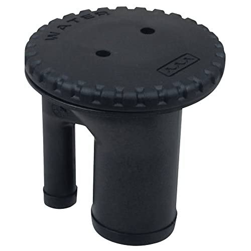 Perko 0543DPGBLK Polymer Vented Fill with Straight Neck for 1-1/2" Hose - Gas-Marked Black Polymer Cap - Image 2