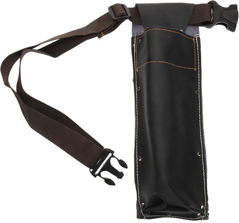 Heavy Duty Leather Welding Rod Holder Bag Adjustable Waist Pouch Heat Resistant - Image 2
