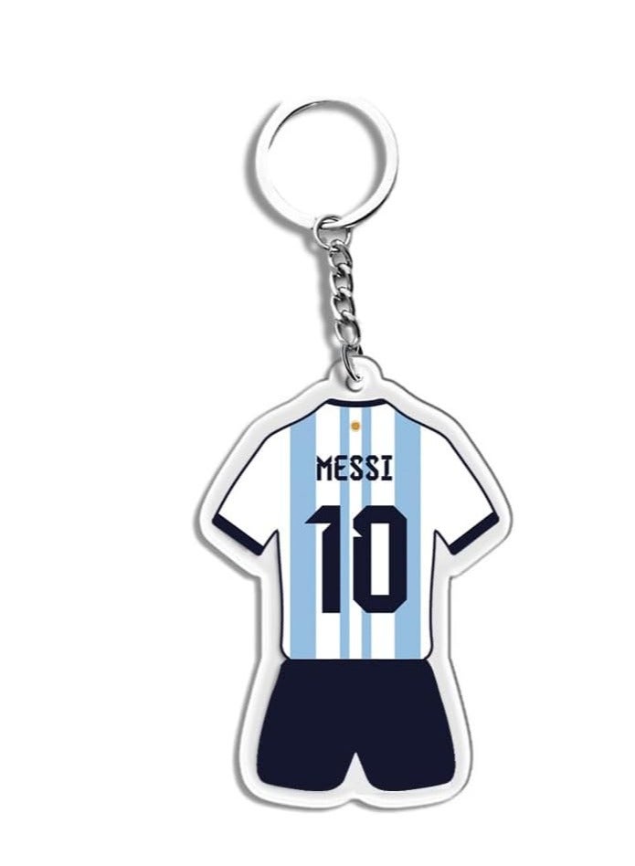 4Pcs Football Jersey Keychain, Suitable for Car Key Pendants, Soccer Lovers Collectible Toys,keychain small pendant fans souvenir gift - Image 5