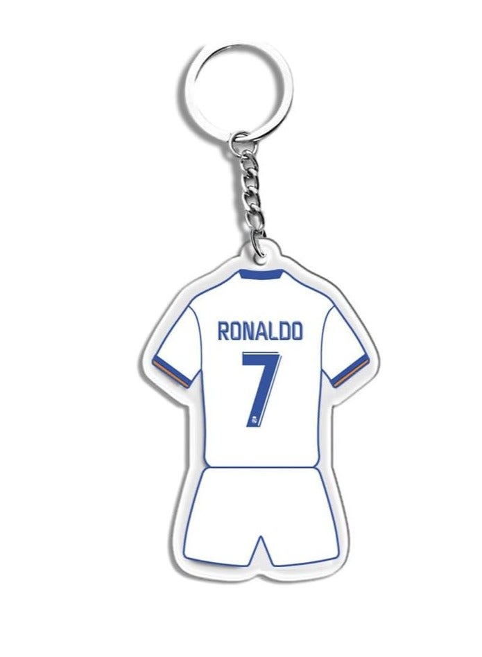 4Pcs Football Jersey Keychain, Suitable for Car Key Pendants, Soccer Lovers Collectible Toys,keychain small pendant fans souvenir gift - Image 4