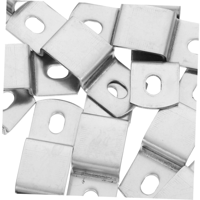 Heavy Duty Stainless Steel U Brackets 12pcs Square Tube Clamps Pipe Support Mounting - Image 4