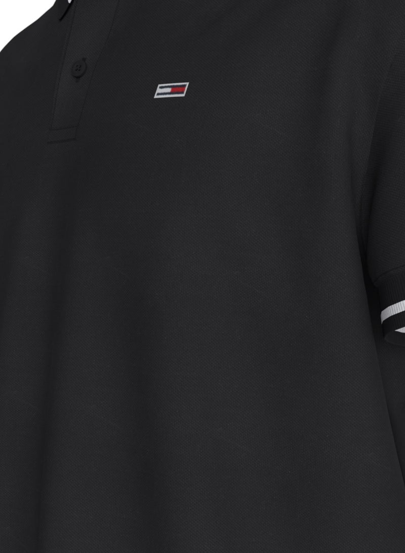 TOMMY JEANS Slim Tipped Polo - Image 5