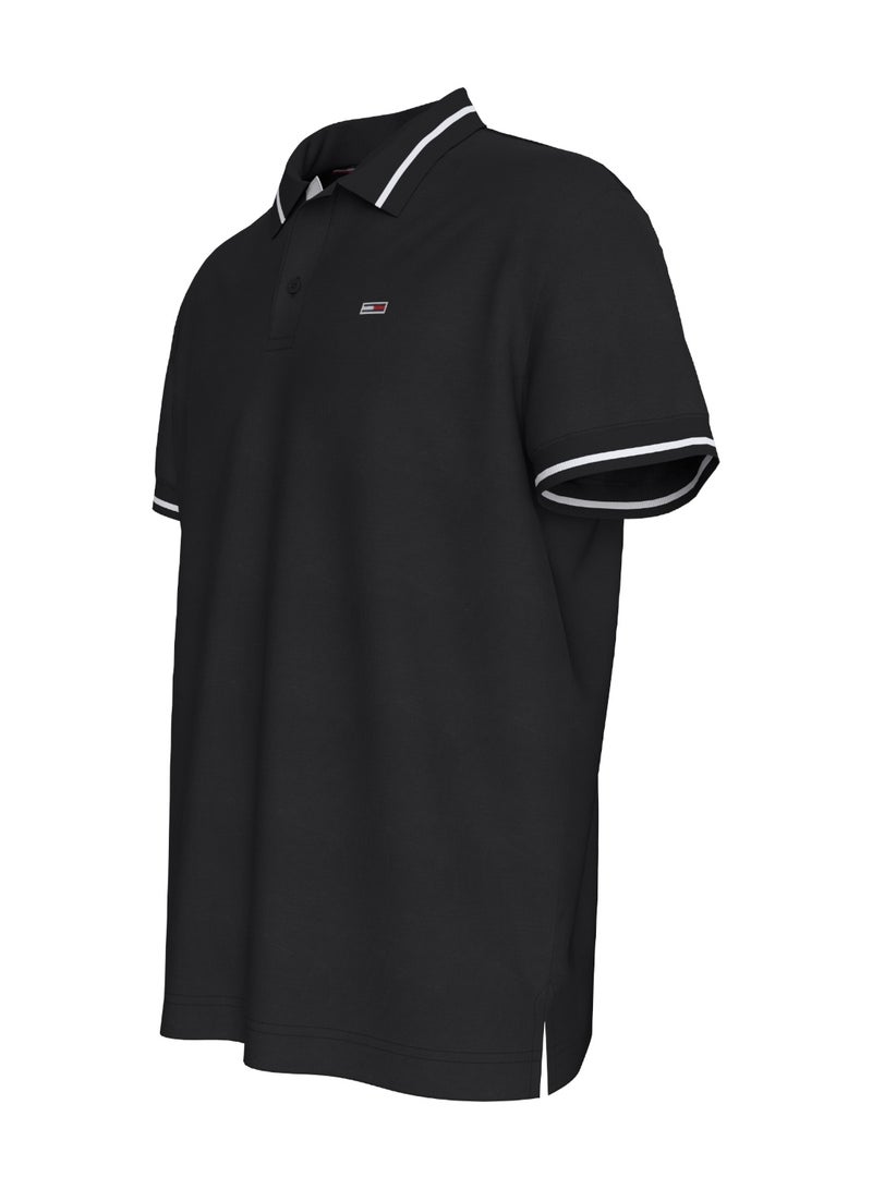 TOMMY JEANS Slim Tipped Polo - Image 3