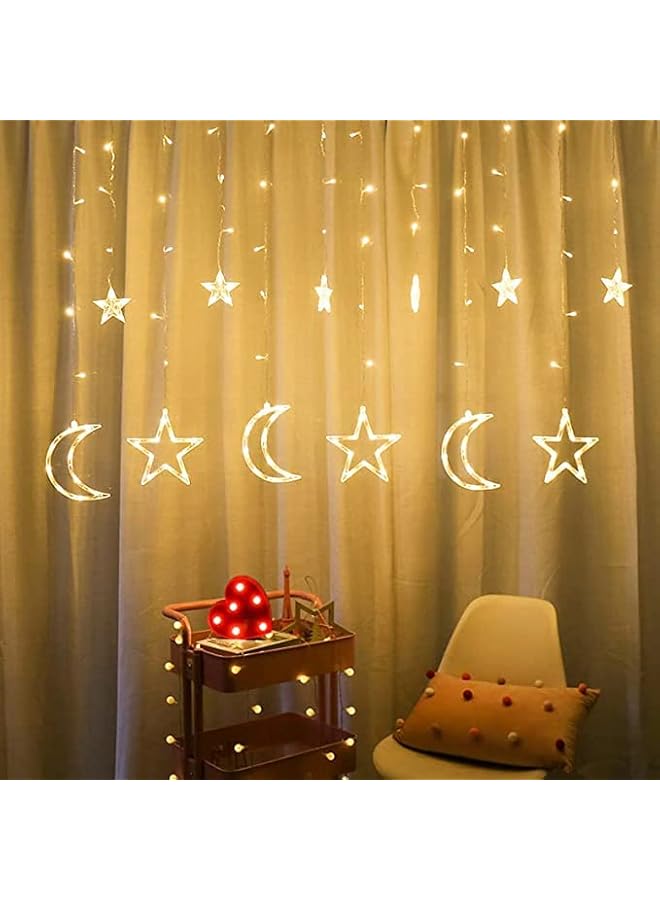 The Bros Hanging Moon & Star String - 3.5m | Suitable for Living Room, Bedroom and Outdoor | Perfect Festive Gift for Home Decoration in Ramadan, Eid, Bithdays, Weddings, Housewarming - Image 4