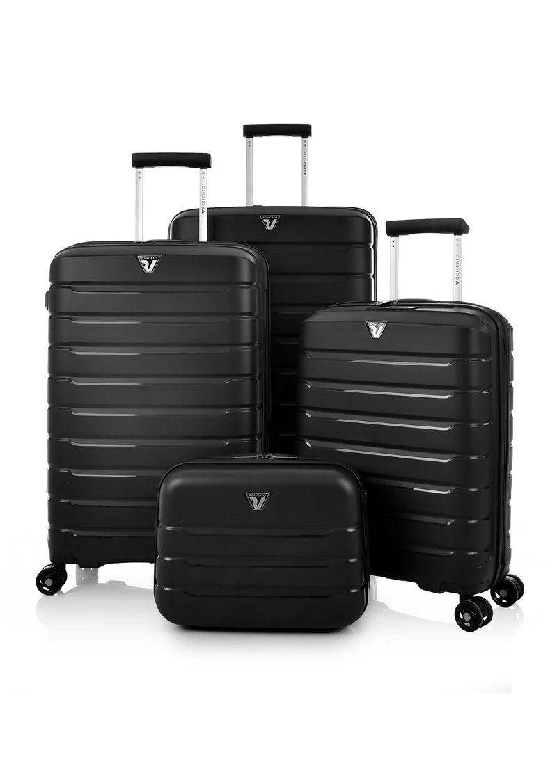 رونكاتو طقم حقائب سفر 4 قطع من رونكاتو بأربعة مقاسات، صلبة تصميم متقن ، شكل جذاب