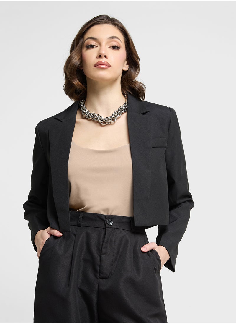 ELLA Cropped Blazer  - Image 1