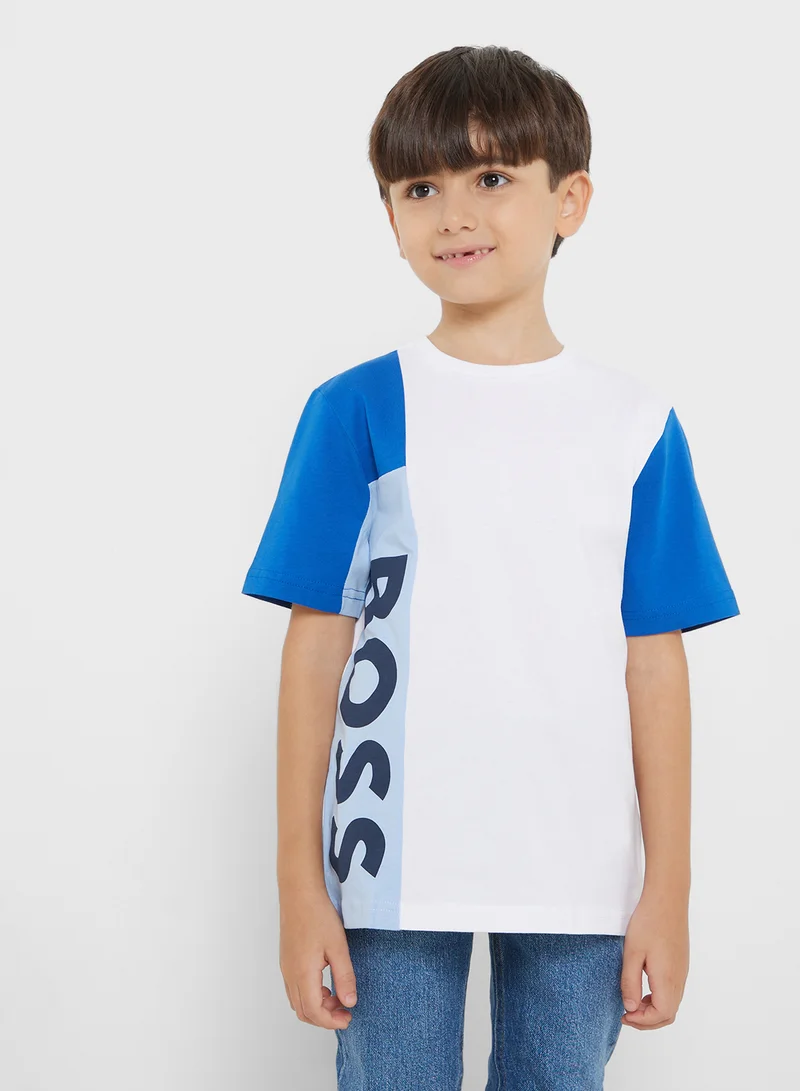 بوس Infant Logo T-Shirt