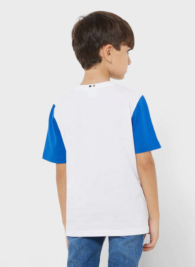 بوس Infant Logo T-Shirt