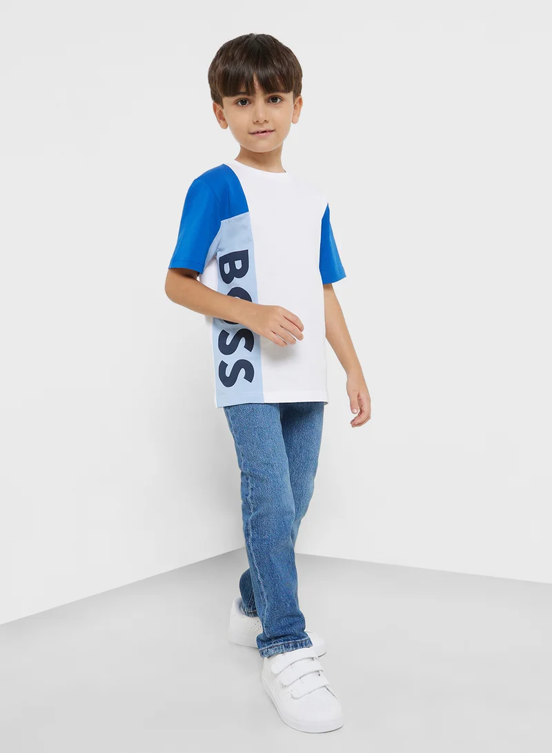 بوس Infant Logo T-Shirt