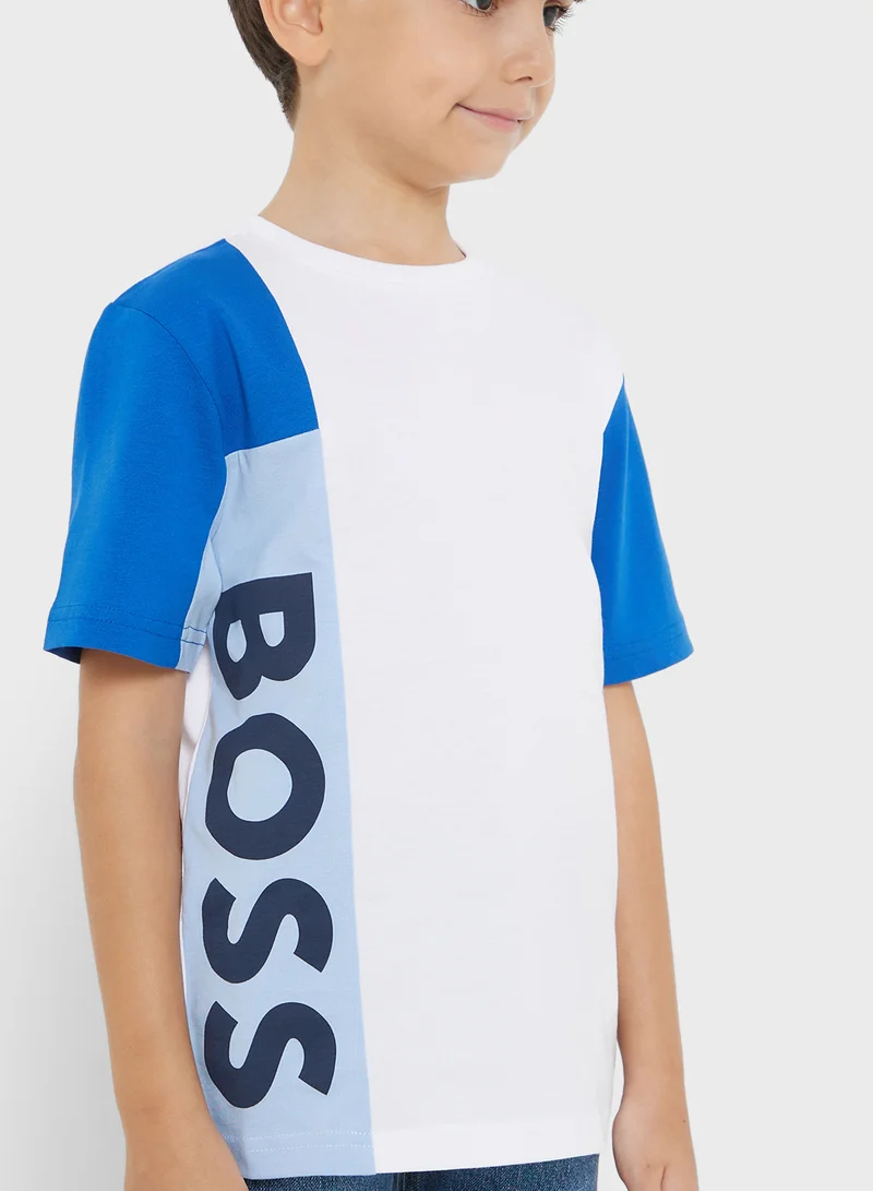 بوس Infant Logo T-Shirt