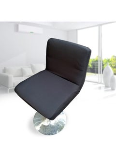 Bar Stool Cover with Back Printed Dining Room Square Swivel Barstool Chair Seat Cushion Slipcover for Counter Height Mid Low Back