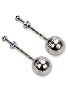 Oasisgalore 2Pcs Stainless Steel Tea Infuser – Long Handle, Fine Mesh for Loose Leaf Tea  - Image 1