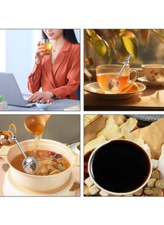 Oasisgalore 2Pcs Stainless Steel Tea Infuser – Long Handle, Fine Mesh for Loose Leaf Tea  - Image 5